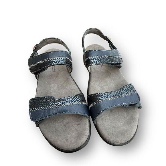 SAS Women's Nudu Sandal 8W Blue Adjustable Comfort Casual Summer - Picture 6 of 16